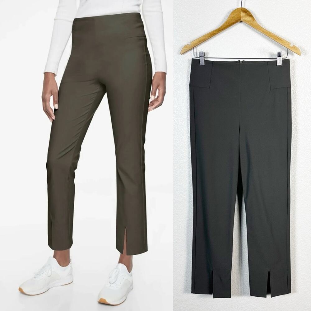 Athleta Women’s Wander Slim Straight Crop Pant in Grey Size 6